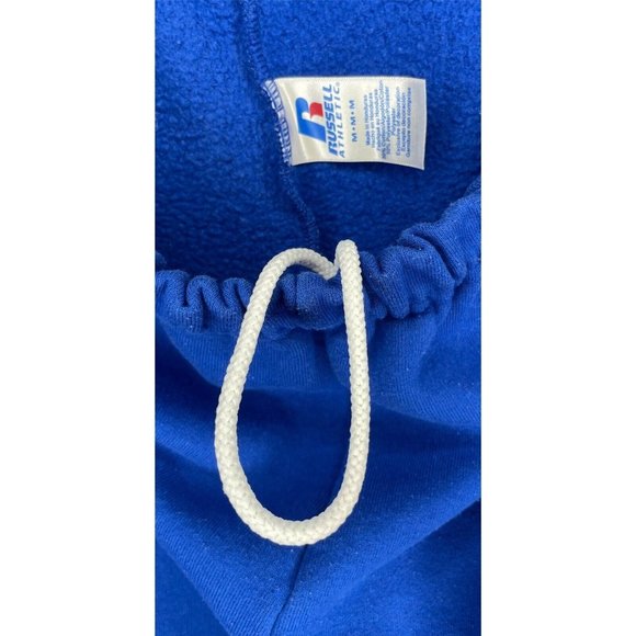 VTG Savannah State University Tigers HBCU Men’s Medium Jogging Pants Blue Orange - Picture 3 of 4